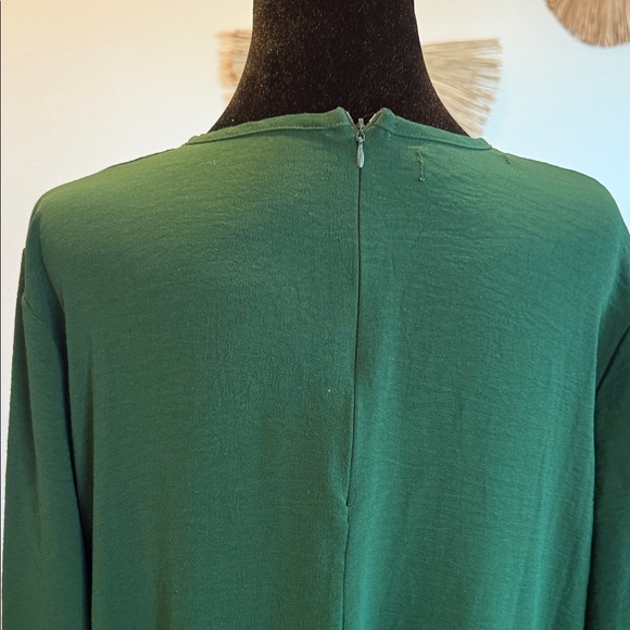 Chic Long Sleeve Green Maxi Dress - Picture 11 of 11